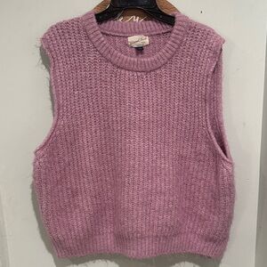 Universal Thread Mauve Sleeveless Knit Sweater